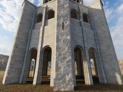 Parthenon-Historical Greek Temple 3D model