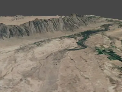 Esstrella Mountains  3D model