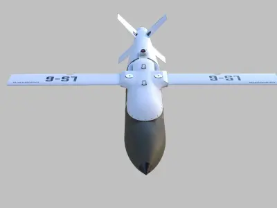 Luoyang CASC LS-6 Low-poly 3D model