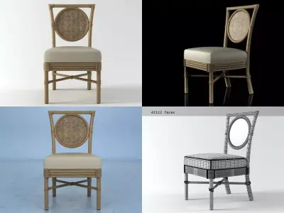 Salon Side M-221 3D model