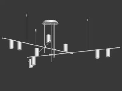 Bokt Contemporary Minimalist 9 Light  3D model