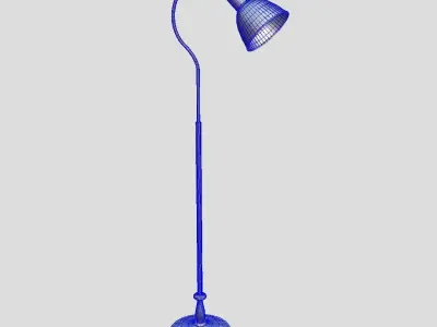 Standing Lamp 4 Low-poly 3D model