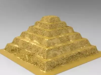 Step Pyramid of Djoser 3D print model