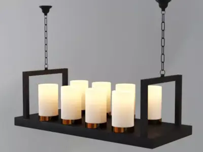 Ceiling Candle Lamps 3D model