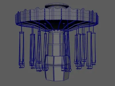 Flyingchair PBR rig 3D model
