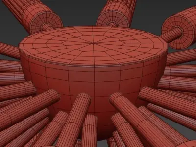 WATERFALL SPUTNIK 3D model