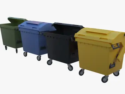 garbage container 3D model