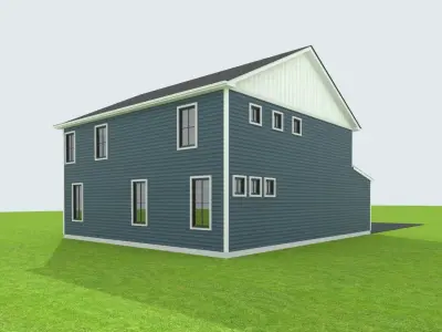 Cape Cod House 16 3D model