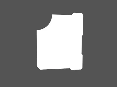 UHD High tech Graphical Interface v11 001 Low-poly 3D model