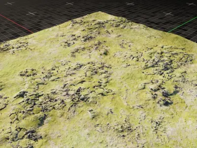 Iceland Terrain 6 3D model