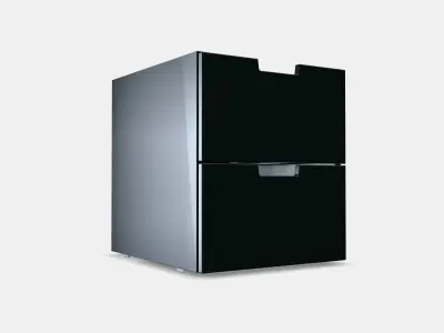 NORDLI Modular chest of 2 drawers 1 Low-poly 3D model