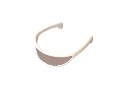 Future Technology Glasses v3 005 Low-poly 3D model
