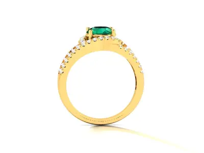 Engagement Wedding Ring 3dm Render Detail  3D print model order