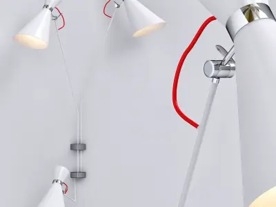 Simone three lamps 3D model