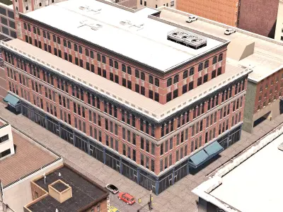 Dry Goods Low-poly 3D model