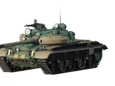 TANK T-62 3D model