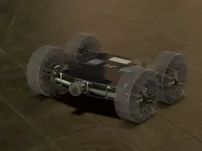 SandFlea Robot Boston Dynamics Low-poly 3D model