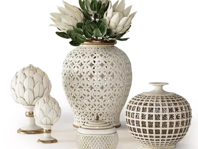 Vases Set 05 3D model