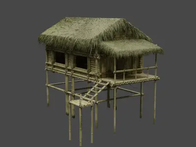 Bamboo Assets 3D Model Pack