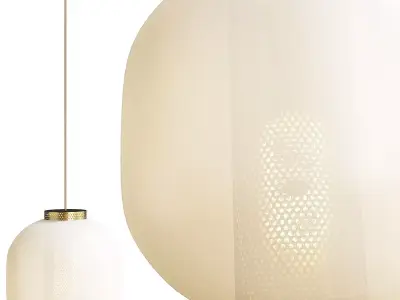 Bloom Pendant Light Low-poly 3D model