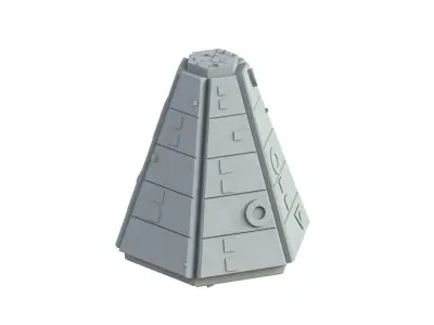 Sci Fi Object No 2759 Low Poly Low-poly 3D model