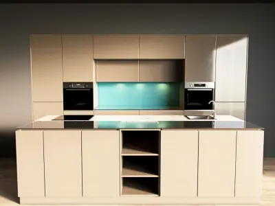 15-Kitchen3 glossy 2 3D model