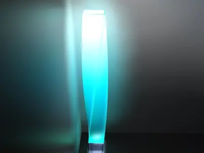 Twisty Floor Lamp 3D model