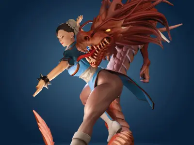 Chun Li Tested and Ready For Printing 3D print model