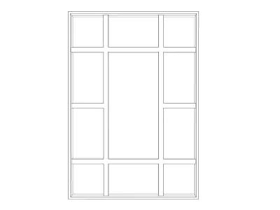 Window Low-poly 3D model 5