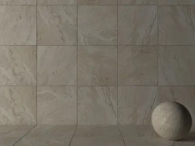 Stone Wall Tiles Antico Sand 80x80 Set 1 Texture