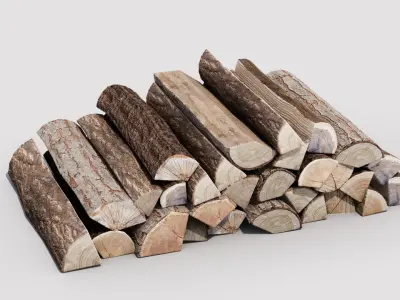 Firewood 3D model