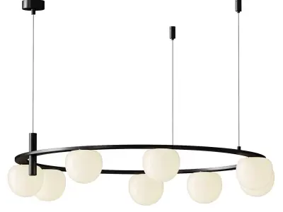 Docos Ceto Chandelier 10 heads 3D model