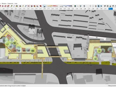 Sketchup Shopping Center G2 3D model
