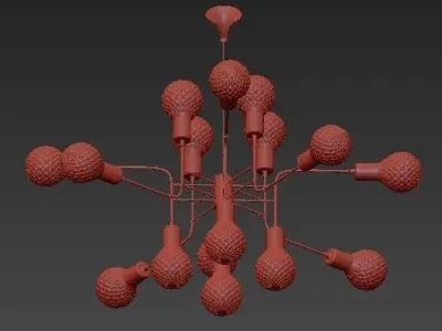 Glamorous Delightful Glass Ball 3D model