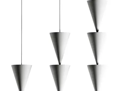 Michael Anastassiades Peak Up Pendant Lamps 3D model