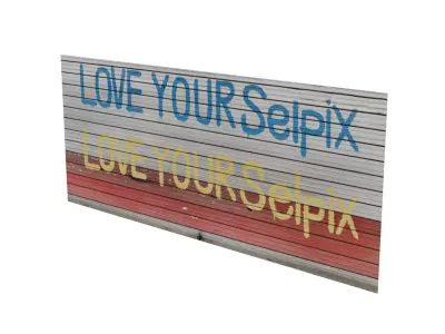 Shutter Wall 3D model