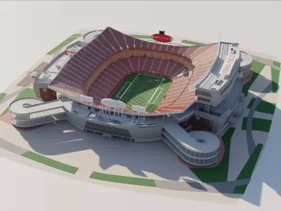Arrowhead Stadium 3D model