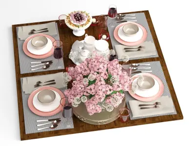 Kitchen Set Model 2 3D model