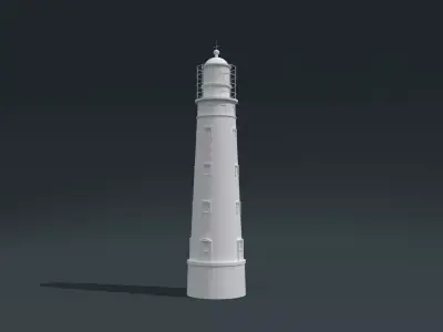Tarkhankut Lighthouse 3D model