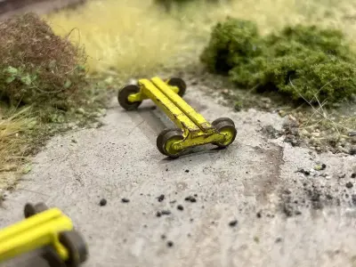 DET-0001 Yard detail set Sweden H0-scale  3D print model