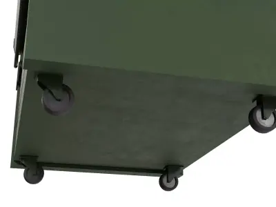 Dumpster V1 Low-poly 3D model