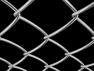 Wire Fence 3D model