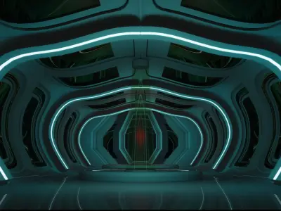 Sci Fi Room 3D model