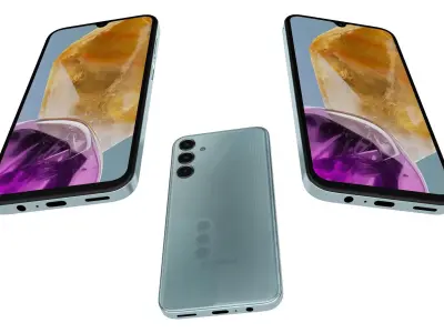 Samsung Galaxy M15 Light Blue 3D model