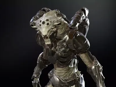 Wasteland Reaper 2 Low-poly 3D model