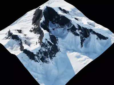 Snow Mountain 03 3D model