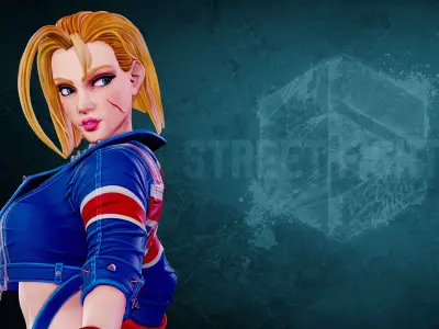 Cammy of Street Figther 6 3D print model