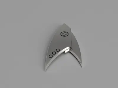 Star Trek Discovery - All Officers Badges 3D print model