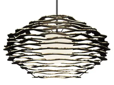 Luma Pendant Light Low-poly 3D model
