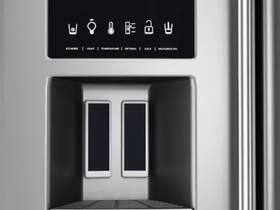 KitchenAid 27 French Door Refrigerator 3D model